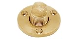 SeaSense Unified Marine 50032282 Drain Plug Garboard, Brass