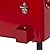 ShopperChoice Patio Deck Cooler Rolling Outdoor 65 Quart Solid Steel Construction Home Party RED
