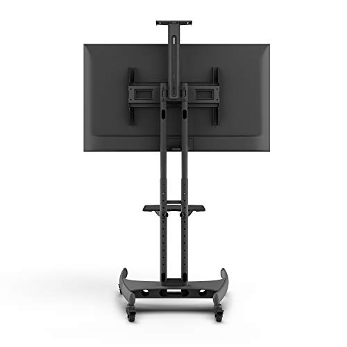 Kanto MTM65PL Height Adjustable Mobile TV Stand with Adjustable Shelf