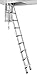 Telesteps, Silver, 60324 Mini Telescopic Loft Ladder