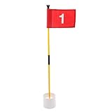 KINGTOP Golf Flags for Yard, Putting Green Pin Flags, Portable Golf Flagsticks with Hole Cup Set, 3 feet, Gifts, Thanksgiving, Halloween, Family, Children, Kids