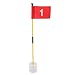 KINGTOP Golf Flags for Yard, Putting Green Pin Flags, Portable Golf Flagsticks with Hole Cup Set, 3 feet, Gifts, Thanksgiving, Halloween, Family, Children, Kids