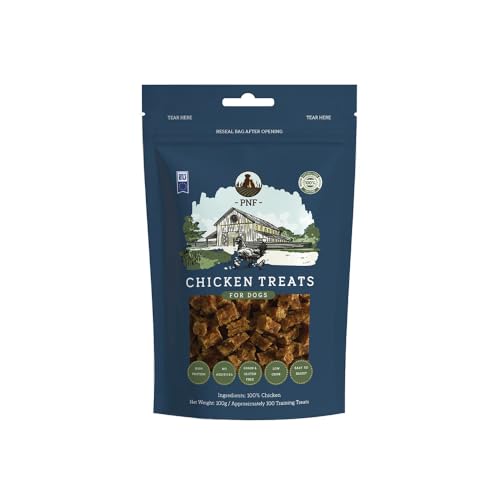 Pet Natural Farm Chicken Training Treats for Dogs, Made with 100% Single Ingredient and Gently Air Dried Dog Treats, (100g)