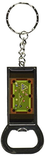 GRAPHICS & MOREGraphics and More Billiard Pool Table On Black Keychain Bottle Bottlecap Opener
