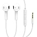 In-ear Headset,Apple earphones,IMUSGO 2 Pack Wired Earbuds Remote control perfect for iPhone 6s 6 Plus 5s 5 4s 4 SE 5C iPad 7 8 7s IOS Samsung S7 S6 Note 1 2 3, Tablet PC and Other Compatible Devices