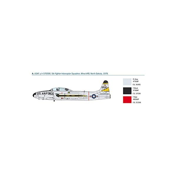Italeri 1444S 1:72 T-33A Shooting Star, Modellbau, Bausatz, Standmodellbau, Basteln, Hobby, Kleben, Plastikbausatz… – Bild 4