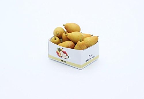 Pear Yellow Fruit Handcraft Dollhouse Miniature Handmade Food Supply