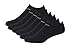 Adidas Women's Superlite No Show Socks (Pack of 6) (5-10, Solid Black)