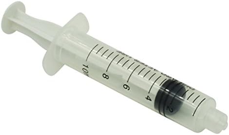 10ml Syringe Sterile with Luer Lock Tip - 100 Syringes by Science Purchase (No needle) Individually Sealed