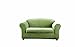 Sure Fit Stretch Stripe 2-Piece - Sofa Slipcover  - Sage (SF37634)