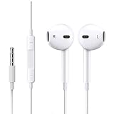 iPhone Earphones,2Pack Headphones Earbuds with Microphone Stereo for Apple iPhone and More Android Smartphones (White)
