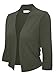 Ever77 Women's 3/4 Sleeve Open Bolero Cardigan/S,M,L,XL/TC1016