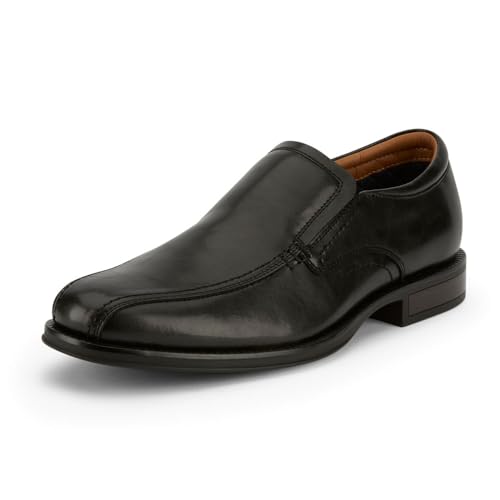 Dockers Greer Mens Loafers Run Off Dress Casual Loafers for Men, Black, 9 Wide