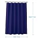 AmazerBath Navy Blue Shower Curtain, Thick PEVA, Heavy Duty Waterproof 72x72 with 3 Weighted Stones and 12 Grommets