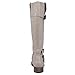 Journee Collection Womens Regular Sized and Wide-Calf Knee-High Buckle Riding Boot