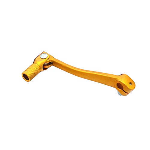 Ocamo Motorcycle CNC Folding Aluminum Gear Shift Lever for Motorcycle ATV Dirt Bike Pit Bikes Gear Lever red