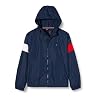 Tommy Hilfiger Essential Jacket met capuchon voor jongens, Blauw (Twilight Navy 654-860 C87), Eén maat