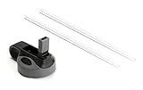 Jug Buddy Straw Lid for Hydro Flask Wide Mouth and Lifeline Style Bottles, 2 Straws