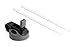 Jug Buddy Straw Lid for Hydro Flask Wide Mouth and Lifeline Style Bottles, 2 Straws
