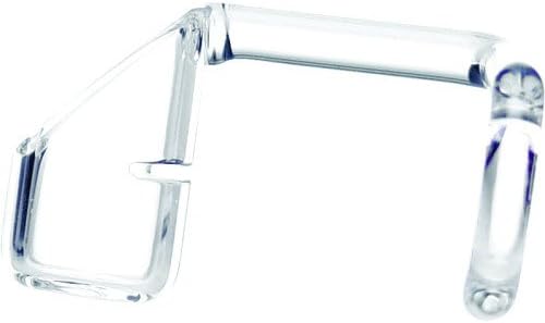SCIENTIFIC LAB GLASSWARE - 12-1338 QUARTZ HONEY BUCKET SWINGARM COMPONENT CLEAR