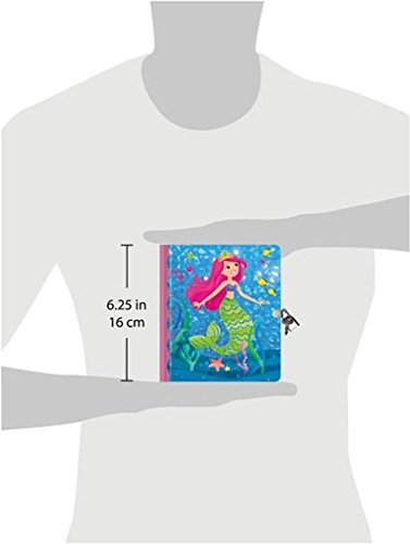 Peaceable Kingdom Press/Mermaid Magic Shiny Foil Cover Lock & Key Diary