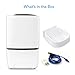 SereneLife Automatic Pet Feeder - Electronic Digital Dry Food Storage Meal Dispenser with Built-in Microphone, Voice Recorder, and Timer Programmable to Feed Cat and Dog and Small Animals SLAPF18