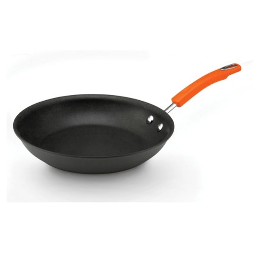 Rachael Ray Hard Anodized II Nonstick Dishwasher Safe 12-1/2-Inch
Skillet, Orange