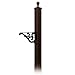 Salsbury Industries 4845BRZ Decorative Victorian Mailbox Post