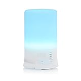 Essential Oil Diffuser, BENGOO 100ml Aroma Essential Oil Cool Mist Humidifier Aromatherapy Diffuser Air Mist Purifier with Color LED light, Waterless Auto Shut-off for Bedroom,Office, Home