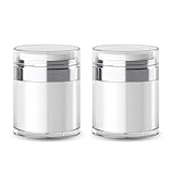 Furnido Refillable Airless Pump Jars,Empty Acrylic