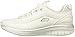 Skechers Sport Women's Synergy 2.0 Fashion Sneaker, White/Silver, 8 M US