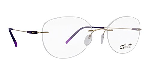 Eyeglasses Silhouette Dynamics Colorwave (5500) 7530 gold 53/19/140 3 piece fr