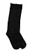 Rambutan Unisex Knee High Seamless Cotton Socks (Black, 7-12)