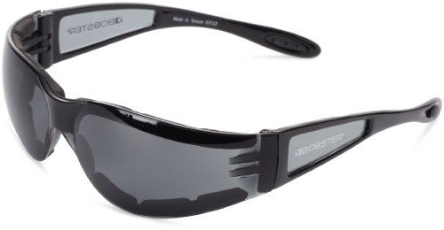 Bobster Shield Sport Sunglasses,Black Frame/Smoked Lens,one size