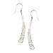 Silpada 'Winding River' Curved Drop Earrings in Textured Sterling Silver