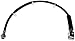 Dorman H380936 Rear Center Brake Hydraulic Hose Compatible with Select Ford / Lincoln Models