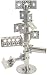 Flat Dual Channel Bracket
