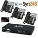 AT&T SYN248 SMB Phone System Bundle Including 4 Line Analog Gateway - SB35010, And 3 Deskset Phones - SB35025 + $15 Focus Gift Card