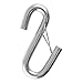 CURT 81840 13/32-Inch Certified Trailer Safety Chain S-Hook with Latch, 3,500 lbs, CLEAR ZINC