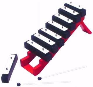 Basic Beat 8-Note Resonator Bells & Step Ladder
