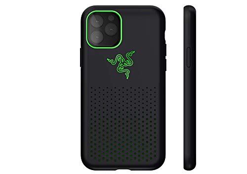 Razer Arctech Pro THS Edition for iPhone 11 Pro Case: Thermaphene & Venting Performance Cooling - Wireless Charging Compatible - Drop-Test Certified up to 10 ft - Matte Black