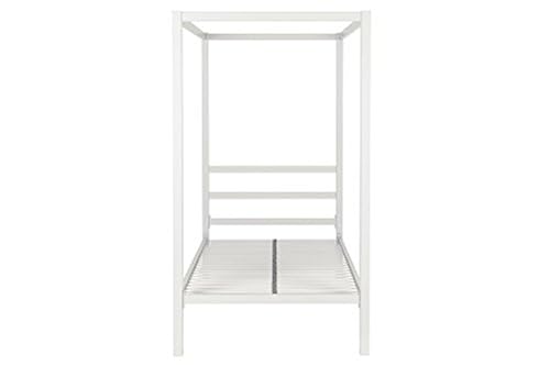 Dhp Modern Metal Canopy Bed White Metal Twin In Kenya Whizz Beds