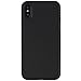 totallee iPhone X Case, Thinnest Cover Premium Fit Ultra Thin Light Slim Minimal Anti-Scratch Protective - for Apple iPhone X (2017) (Pitch Black)