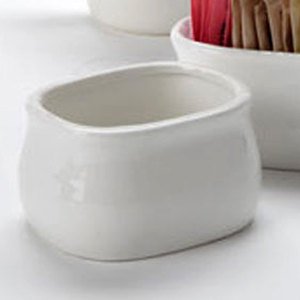 American Metalcraft PSPH3 American Metalcraft PSPH3 Sugar Packet Holder, Porcelain, 1-7/8" Height, 2-1/2" Width, 3-1/4" Length, Porcelain,