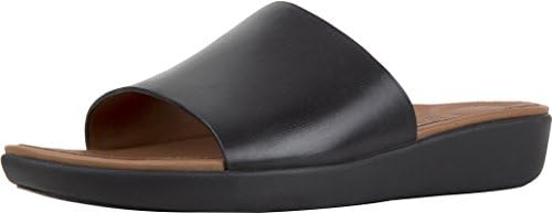 Fitflop Women's Sola Slides-Leather Open Toe Sandals, Black (Black 001), 37  EU price in UAE | Amazon UAE | kanbkam