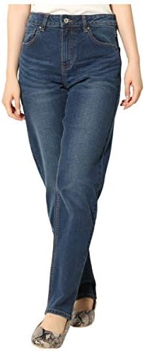 デニム ジーンズ レディース ロング ジーパン 倉庫 ストレート 大きいサイズhoneys ロング丈デニムストレート ハイウエスト ハニーズ