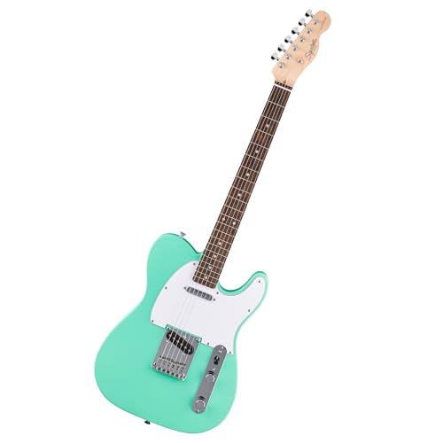 Squier by Fender Debut Telecaster Einsteiger-E-Gitarre, Meerschaumgrün