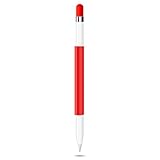 ZOVER Magnetic Sleeve Compatible Apple Pencil,Silicone Holder Grip Cap Apple iPad Pro Pencil (Apple Pencil Not Included)-Red