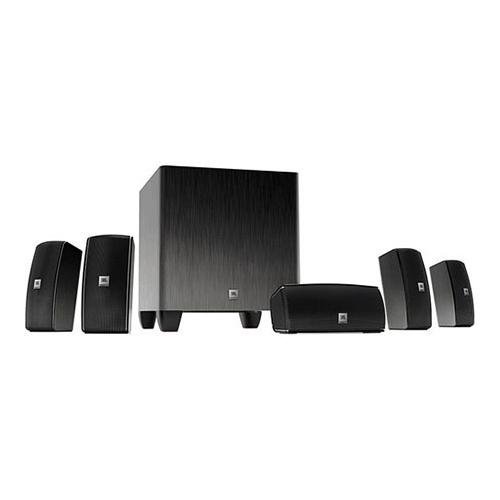 JBL Cinema 610 Advanced 5.1 Home Theater Speaker System with Powered Subwoofer (Renewed)