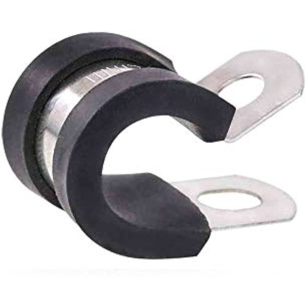 12 Pack 3/4 Inch Rubber Cushioned Stainless Steel Cable Clamp, Hose Pipe (3/4 eBay 12 Pack 3/4 Inch Rubber Cushioned Stainless Steel Cable Clamp, Hose Pipe (3/4 eBay